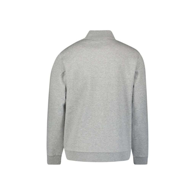 No Excess Sweater full zipper jacquard mix grey melange 27100118-102 large