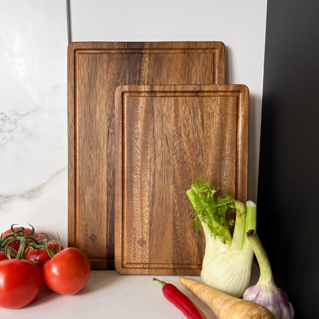Sophior Luxe snijplank van acacia hout 3174252 large