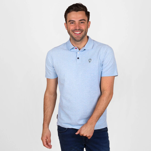 Q1905 Polo shirt willemstad mist melange QM2653909-672-1 large