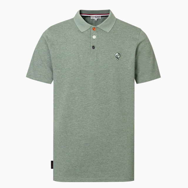 Q1905 Polo shirt willemstad licht melange QM2653909-965-1 large