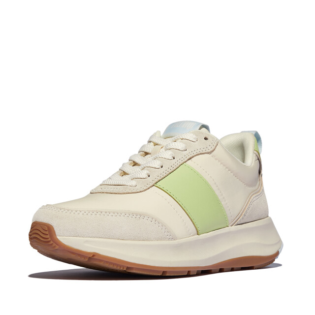 FitFlop F-mode flow sneaker nylon & suede mix IK8 large