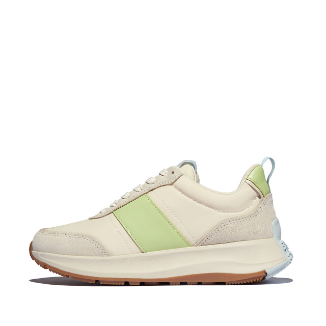 FitFlop F-mode flow sneaker nylon & suede mix IK8 large