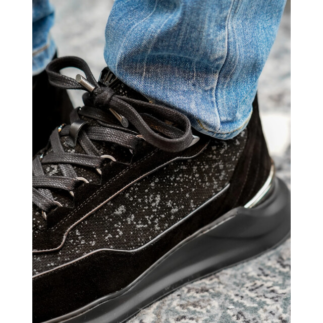 Benjamin Berner Hector runner galaxy waxed suede sneaker 41320 large