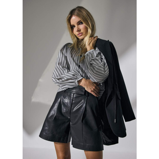 Co'Couture Phoebecc leather pleat shorts 9308415263048 large