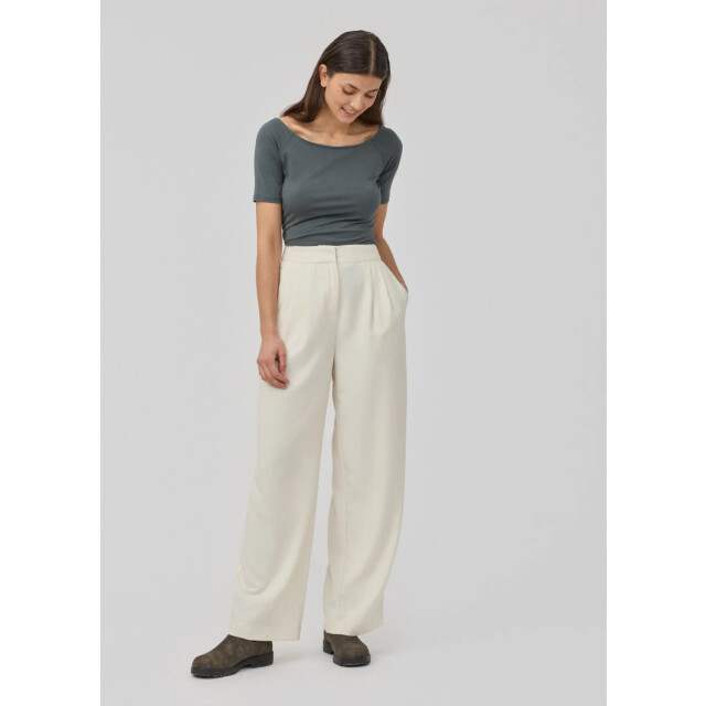 Modström Karter pantalon boucle wide leg off white 8956117025096 large