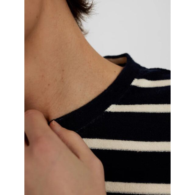 Anerkjendt Frotte stripe tee sky captain 3059 3059 large