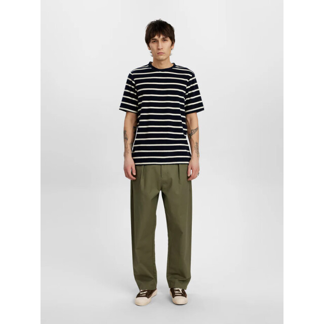 Anerkjendt Frotte stripe tee sky captain 3059 3059 large