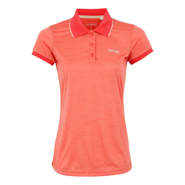 Regatta Dames remex ii polo hals t-shirt UTRG4477_peachbloom large
