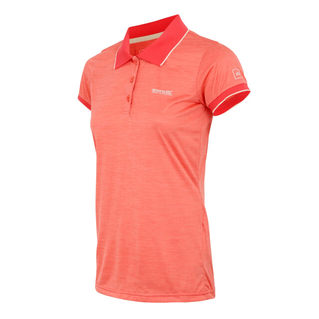 Regatta Dames remex ii polo hals t-shirt UTRG4477_peachbloom large
