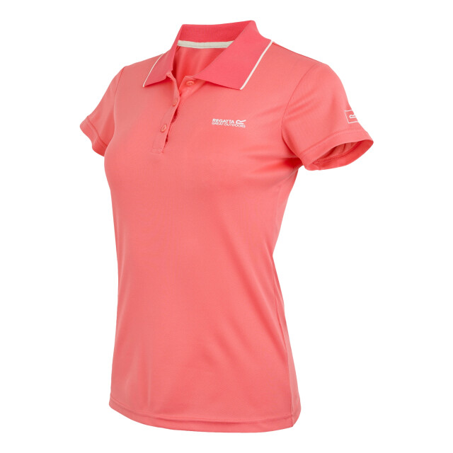 Regatta Dames maverick v polo shirt UTRG4979_peachbloom large