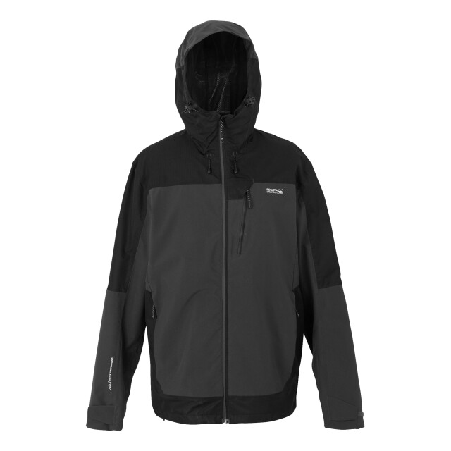 Regatta Heren highton iv stretch waterdichte jas UTRG11510_ashblack large