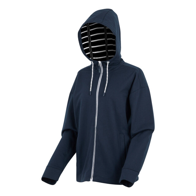 Regatta Dames bayletta ii full zip hoodie UTRG11388_navy large