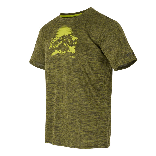 Regatta Heren fingal ix marl t-shirt UTRG11347_nephritegreenmarl large