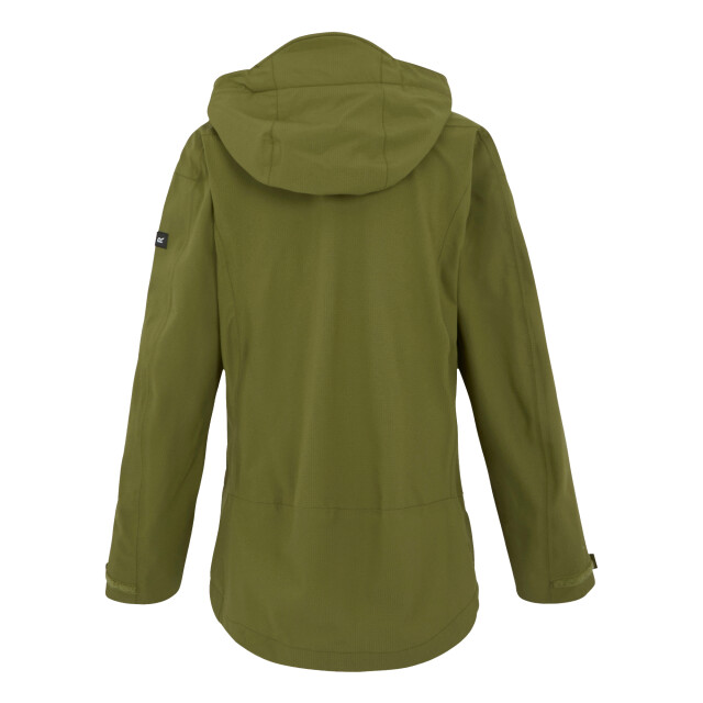 Regatta Dames okara waterdichte jas UTRG10709_nephritegreencamogreen large