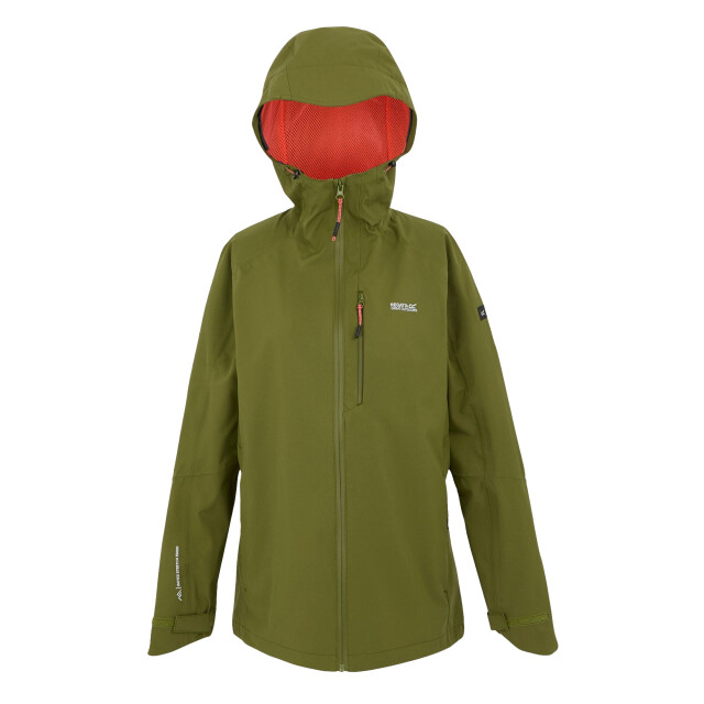 Regatta Dames birchdale ii waterdichte jas UTRG11408_nephritegreenpeachbloom large
