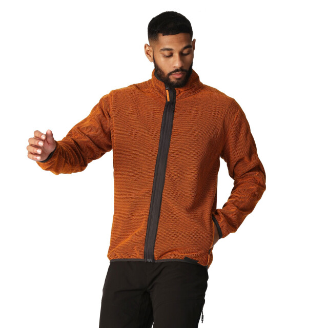 Regatta Heren kinwood full zip fleecejack UTRG8787_orangepepper large
