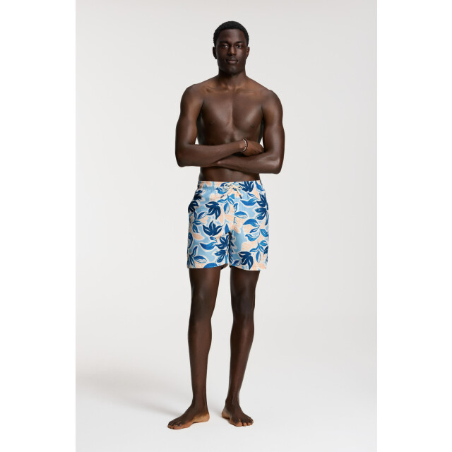 Shiwi men mike swim shorts 7 inch floral leafs 1525107261 6213 blue sky floral leafs 05412.210.0002 large
