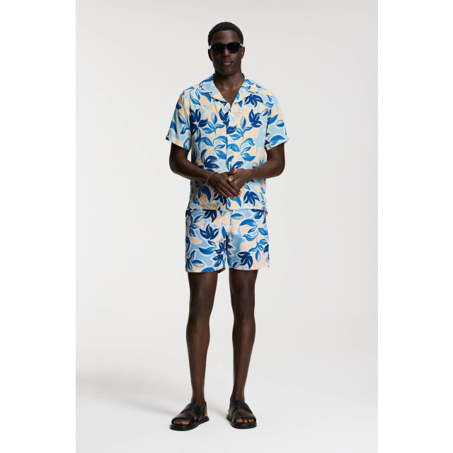 Shiwi men mike swim shorts 7 inch floral leafs 1525107261 6213 blue sky floral leafs 05412.210.0002 large