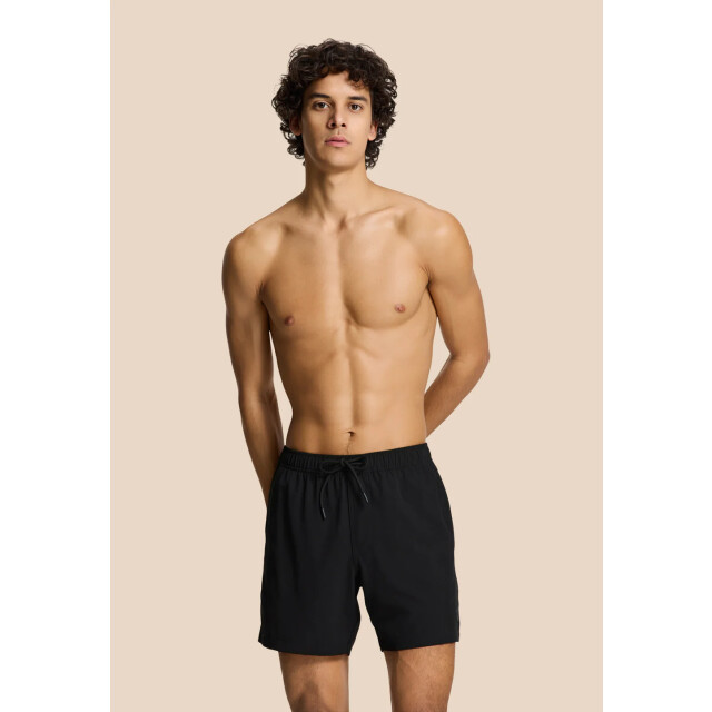 Shiwi men scott stretch swim short 6 inch solid 1525506100 9000 black 05412.990.0011 large