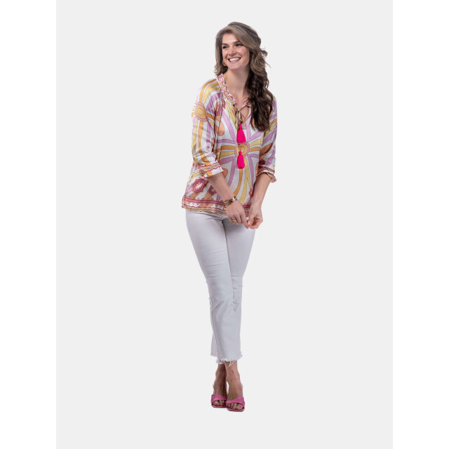 Mucho Gusto ® blouse milano paisley paradise patchwork MUCHO GUSTO® Blouse Milano Paisley Paradise Patchwork large
