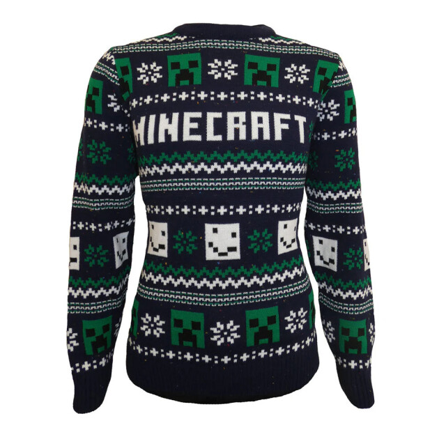 minecraft Gebreide kersttrui met patroon voor volwassenen UTHE2882_multicoloured large