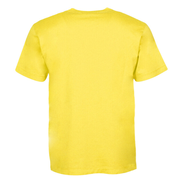 Pokemon Unisex volwassen t-shirt met pikachu-gezicht UTHE704_yellow large