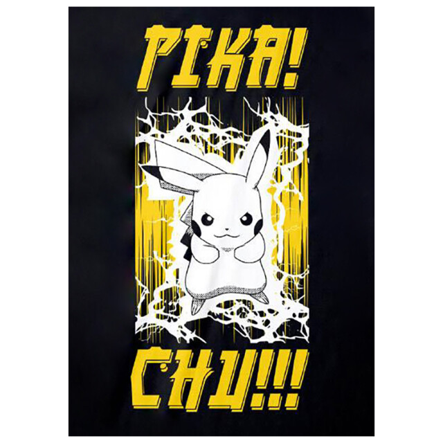 Pokemon Unisex elektriserend t-shirt volwassenen UTHE709_black large