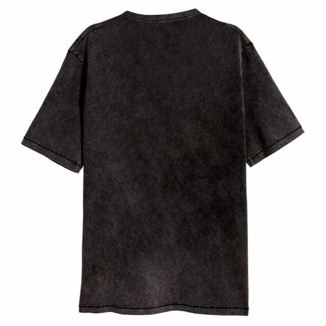 Batman Unisex t-shirt volwassenen acid wash UTHE876_blackgrey large