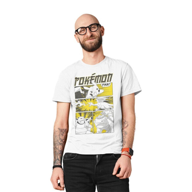 Pokemon Unisex volwassen t-shirt in anime stijl UTHE708_white large