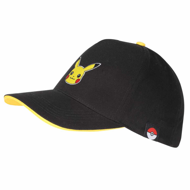 Pokemon Pikachu badge baseball cap UTHE1647_black large