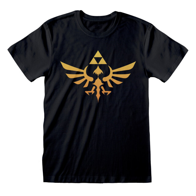 Nintendo Unisex adult hyrule legend of zelda t-shirt UTHE319_black large