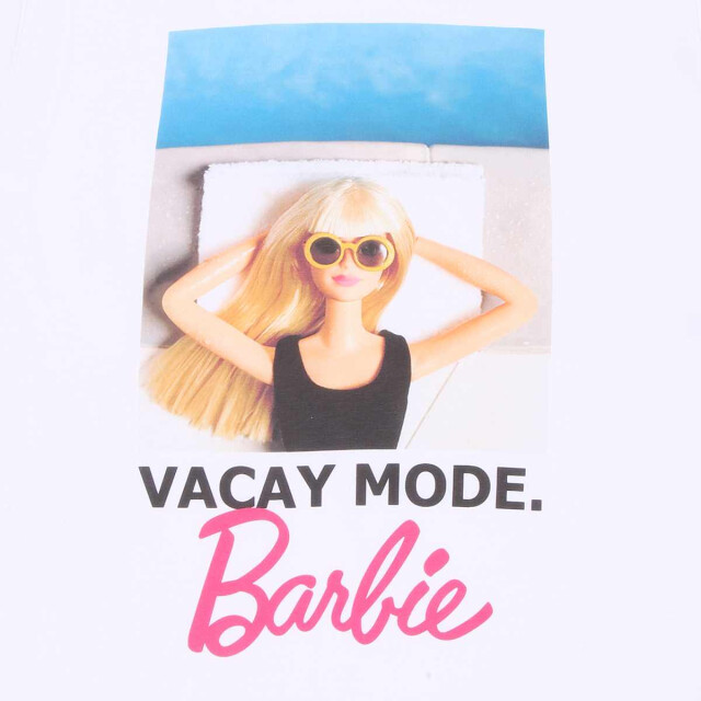 Barbie Unisex vacay mode t-shirt voor volwassenen UTHE1556_white large