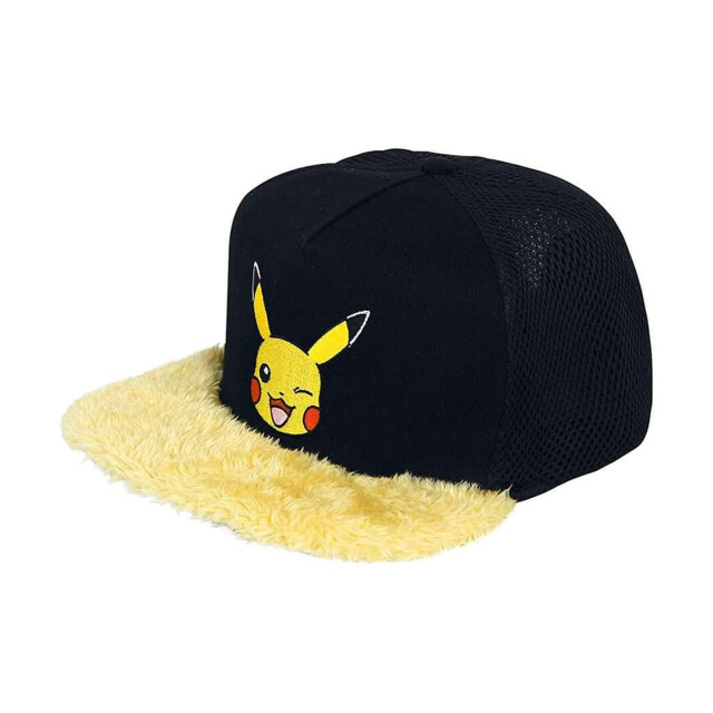 Pokemon Pikachu snapback cap UTHE247_blackyellow large