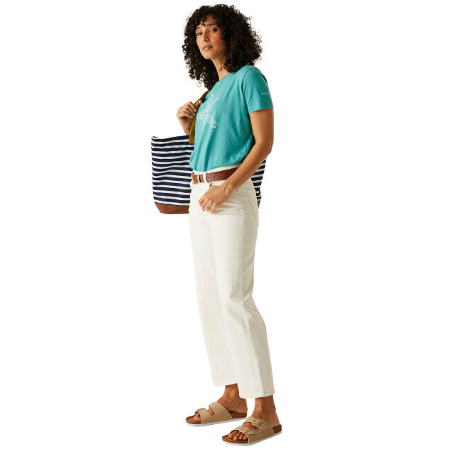Regatta Dames filandra vx zeesterren t-shirt UTRG11610_turquoise large