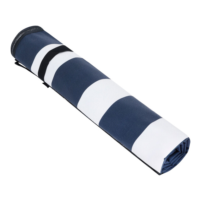 Regatta Gestreepte microvezel strandhanddoek UTRG9533_whitenavy large