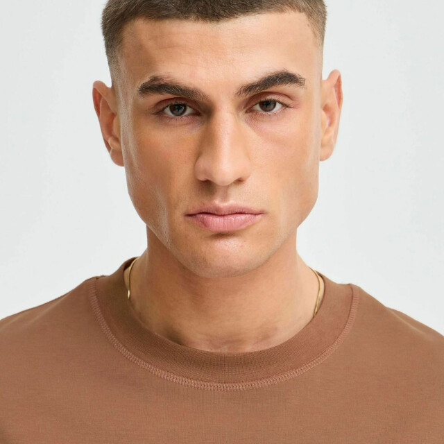 Solid Casual t-shirt heren 21107307 large