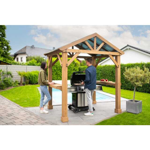 Westmann Westman houten barbecue-paviljoen laval 67 yd12973 174x245x268 cm 3048374 large