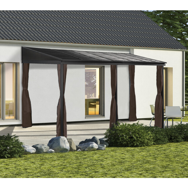 Sojag Aluminium terrasoverkapping portland 288x488x240cm- 3156165 large