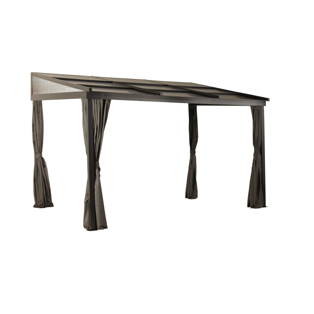 Sojag Aluminium terrasoverkapping boedapest brons 298x364x243cm 3156166 large
