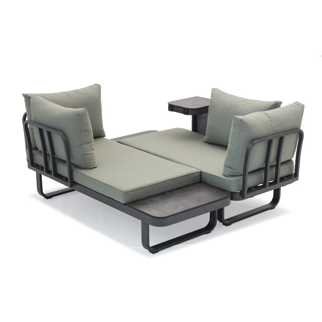 SenS-Line palmos loungeset multifunctioneel aluminium - 3079731 large