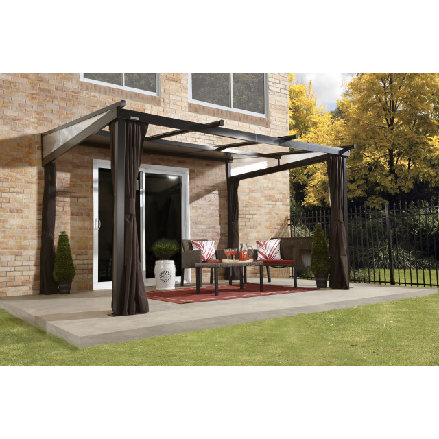 Sojag Aluminium terrasoverkapping boedapest brons 298x364x243cm 3156166 large