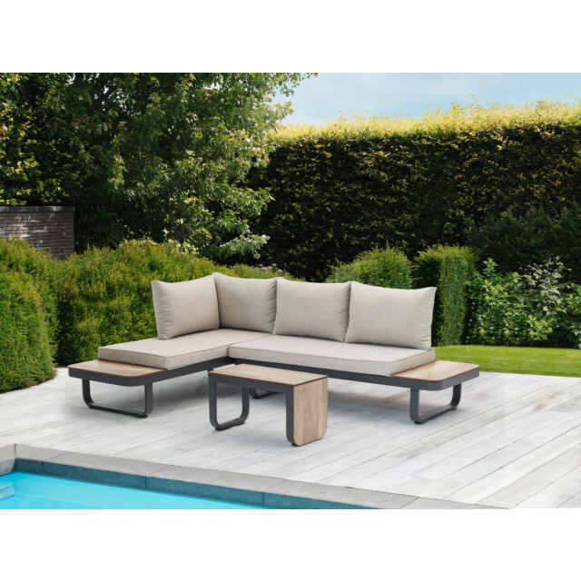 SenS-Line palmos loungeset multifunctioneel aluminium taupe 3079732 large
