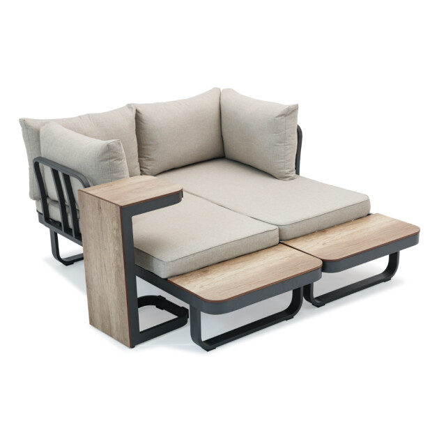 SenS-Line palmos loungeset multifunctioneel aluminium taupe 3079732 large