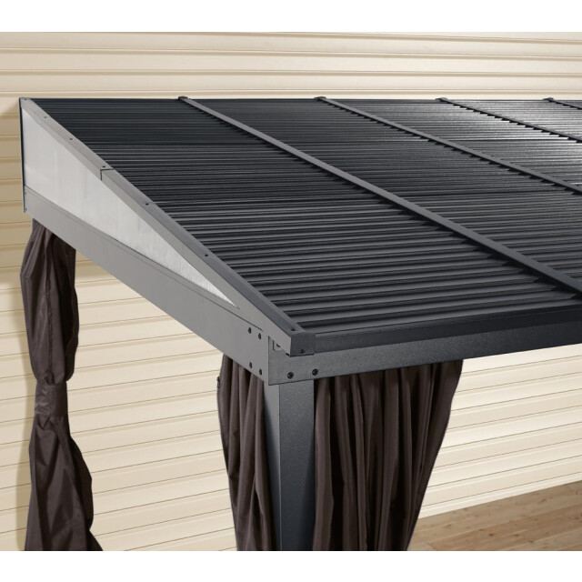 Sojag Aluminium terrasoverkapping portland 288x488x240cm- 3156165 large