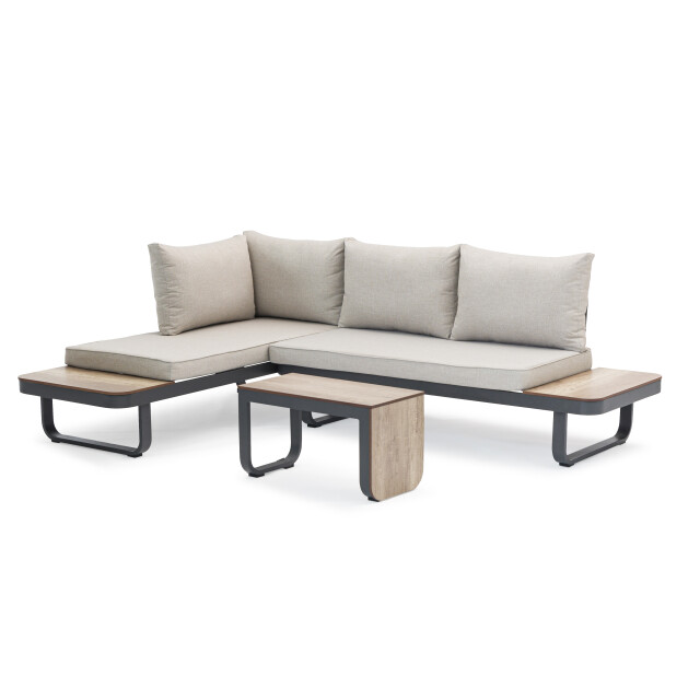 SenS-Line palmos loungeset multifunctioneel aluminium taupe 3079732 large