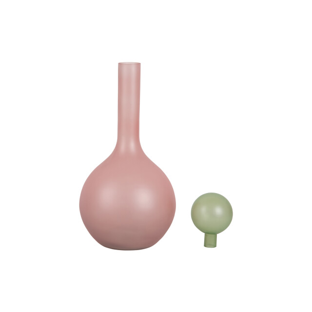 Present Time vaas alegre globo large soft pink & soft green 3062376 large