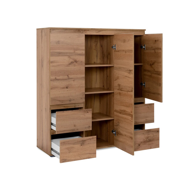 CaliCosy Buffet met 3 deuren, 4 laden en 5 planken l116 x h131cm 2937617 large