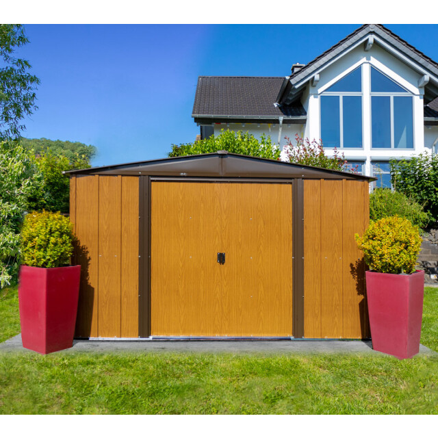 Spacemaker Woodlake gereedschapsschuur smwl108 242x313x185 cm houtlook 3048369 large