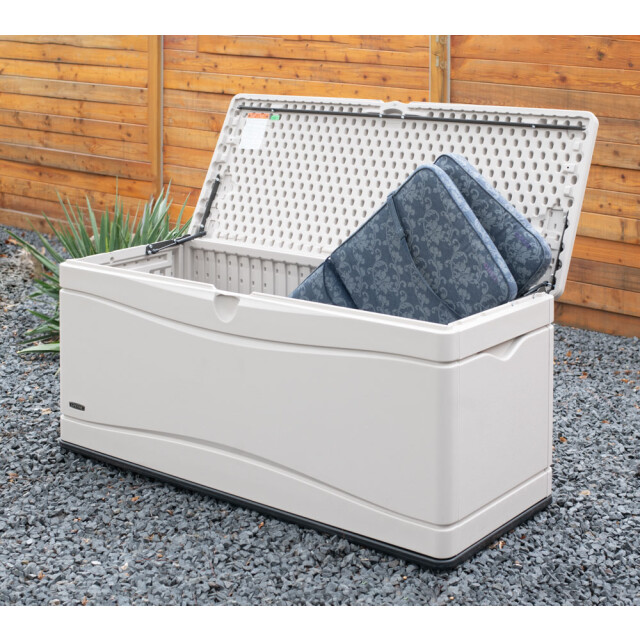 Lifetime Kunststof kussenbox 495l tuinkist 61x152x67cm licht 3048021 large
