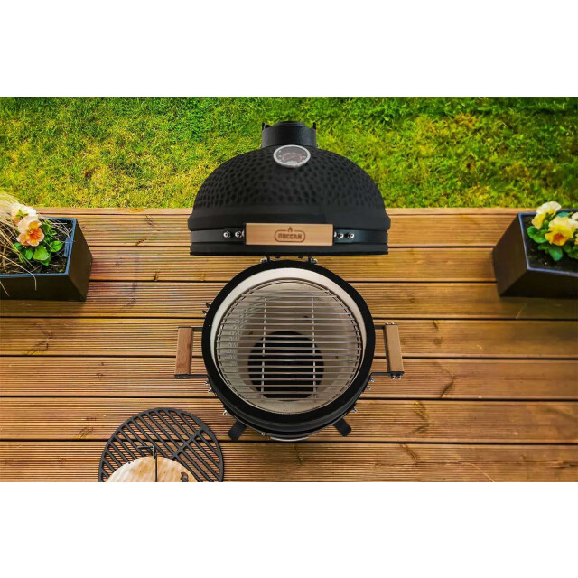 Buccan kamado barbecue sunbury smokey egg table grill 15